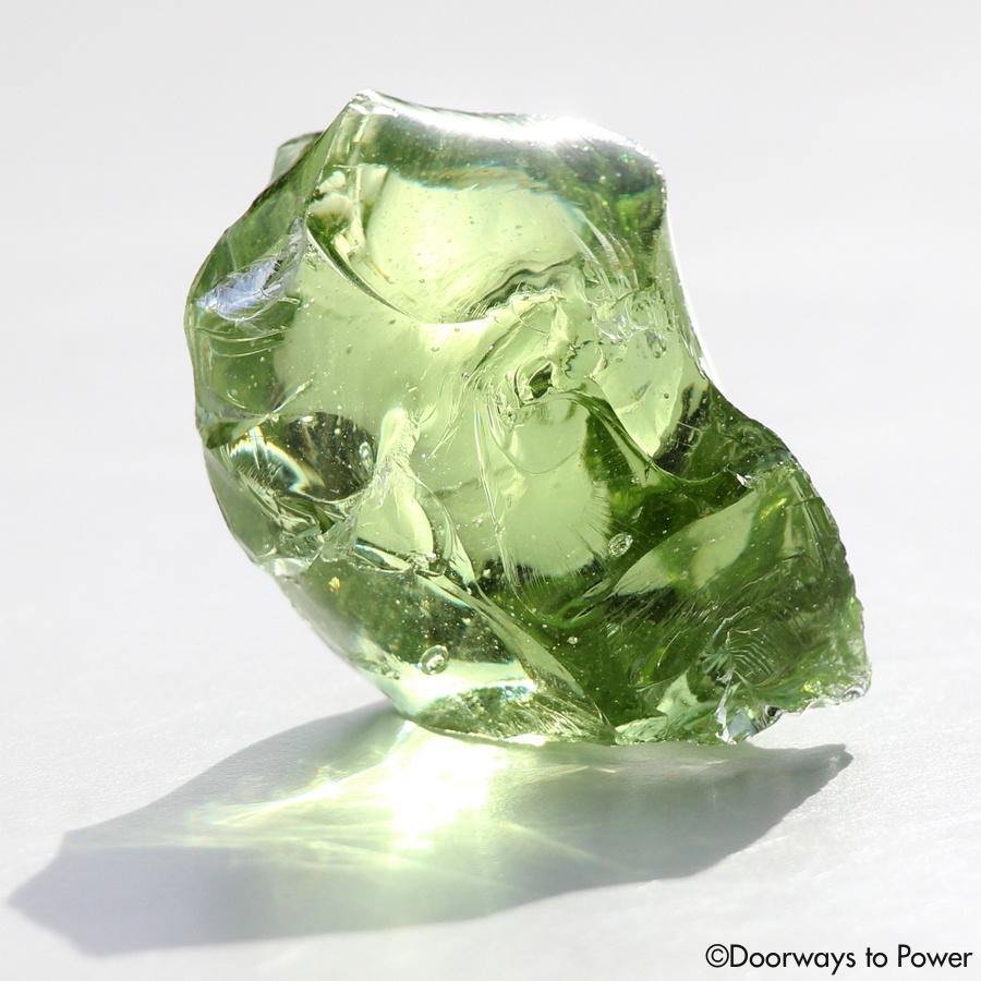 Terra Olive Earth Shaman Andara Crystal Pod 'One Who Sees in the Dark'