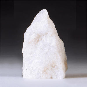 White Azeztulite Quartz Crystal Altar Stone