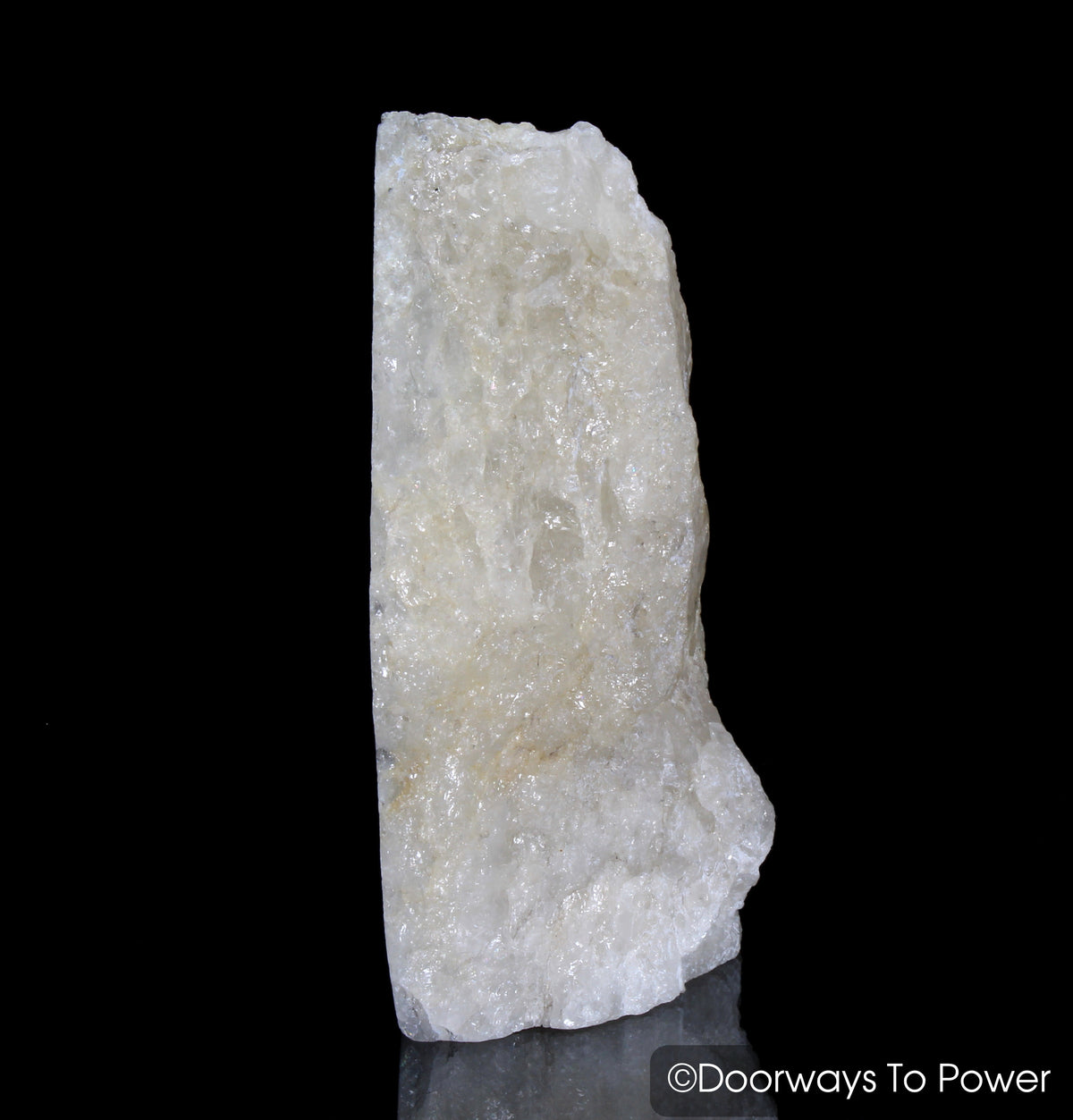 White Azeztulite Crystal Altar Stone