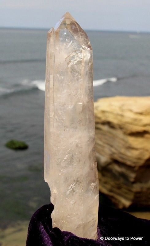 Lemurian Tantric Twin Crystal Wand Atlantean