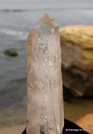 Lemurian Tantric Twin Crystal Wand Atlantean
