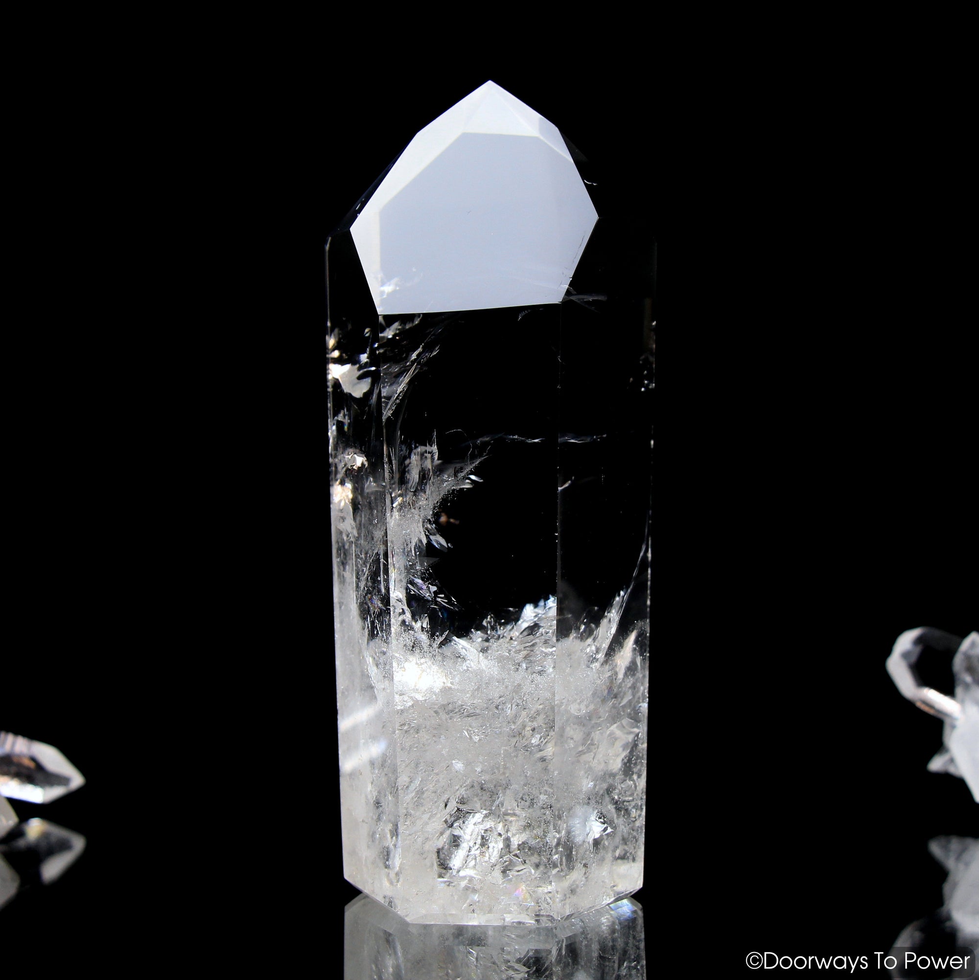 John of God Quartz Casa Crystal Point Temple Heart Dow