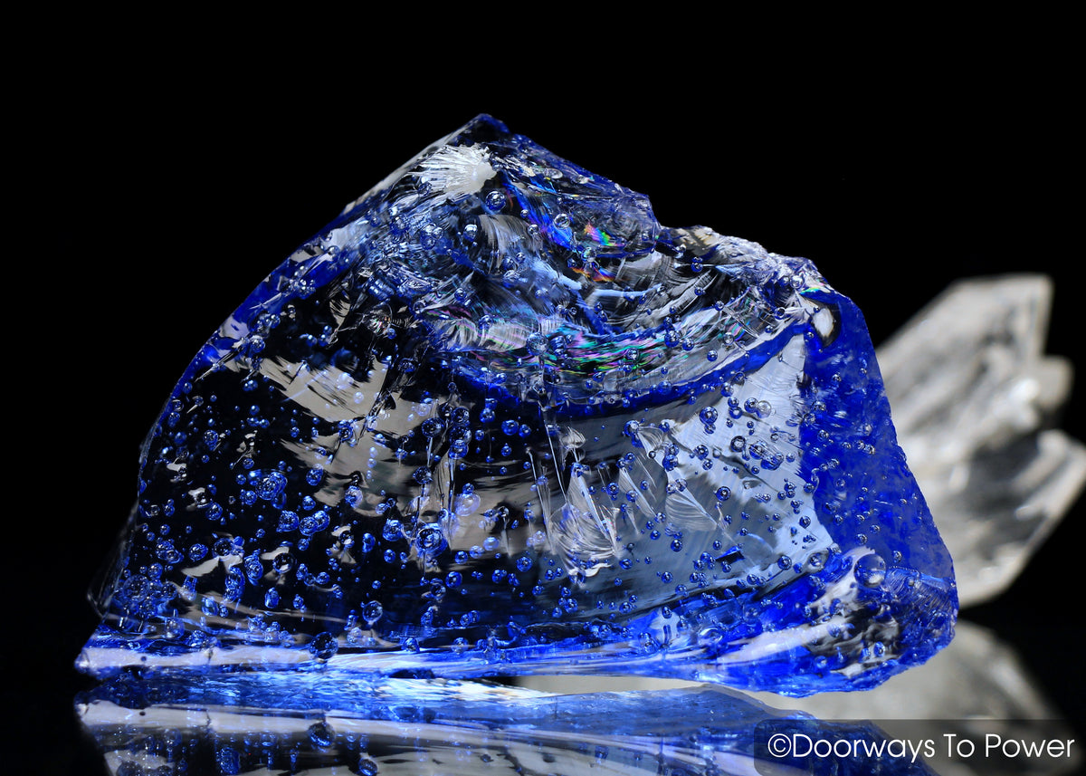 Original Lady Nellie Monatomic Andara Crystal Glass 'Michael Blue Flame'