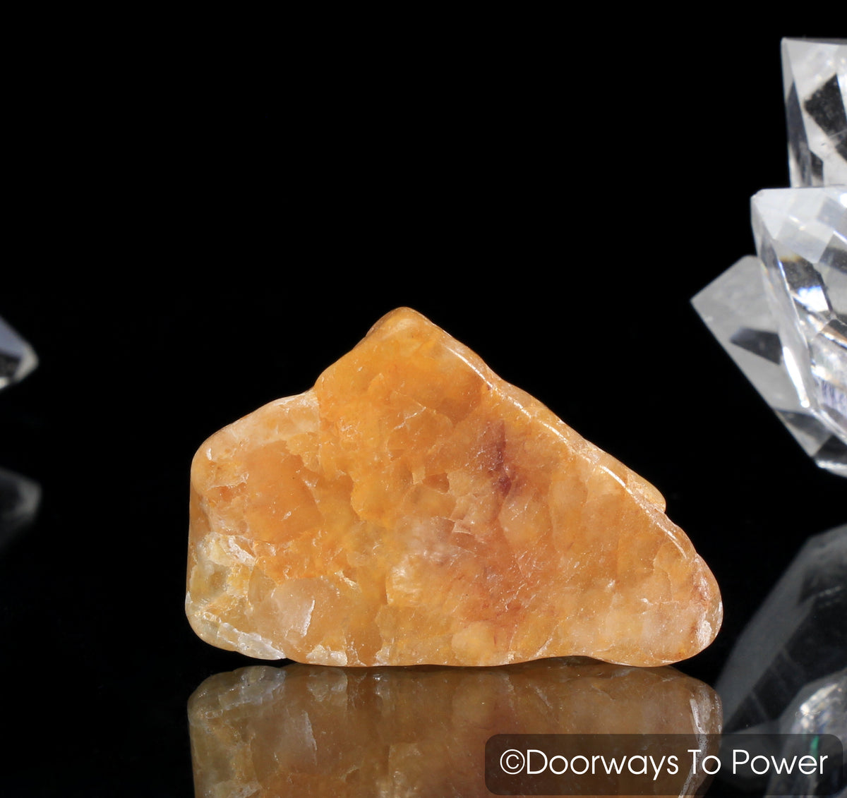 Himalaya Gold Azeztulite Crystal Polished & Azozeo Activated