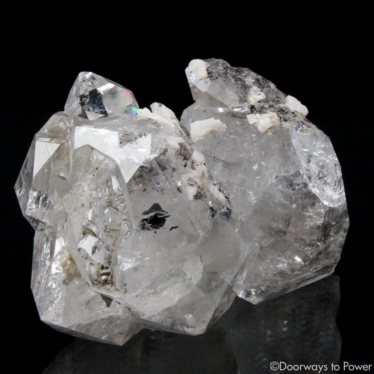 Herkimer Diamond DT Record Keeper Twin Crystal  A+++
