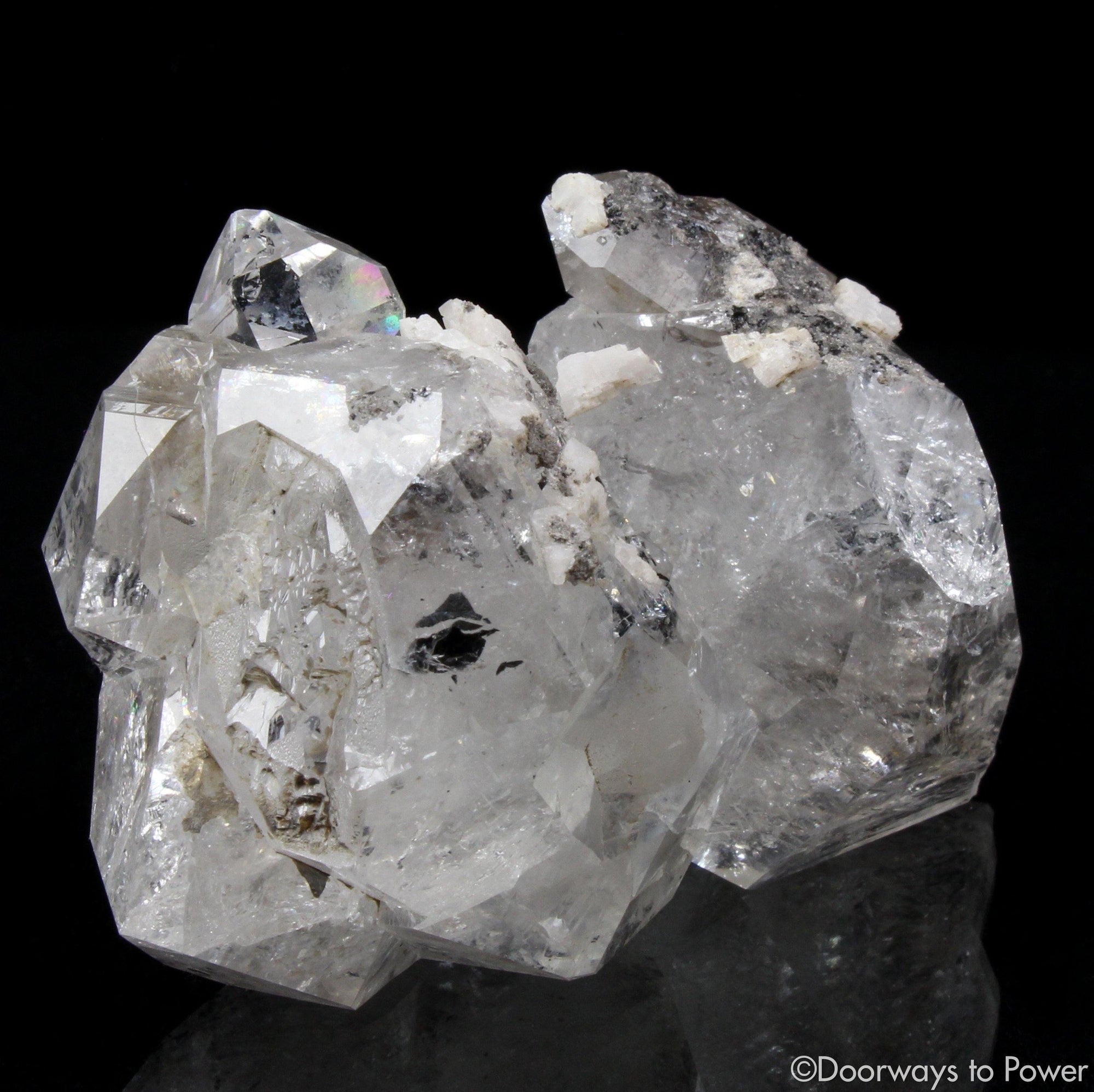 Herkimer Diamond DT Record Keeper Twin Crystal  A+++