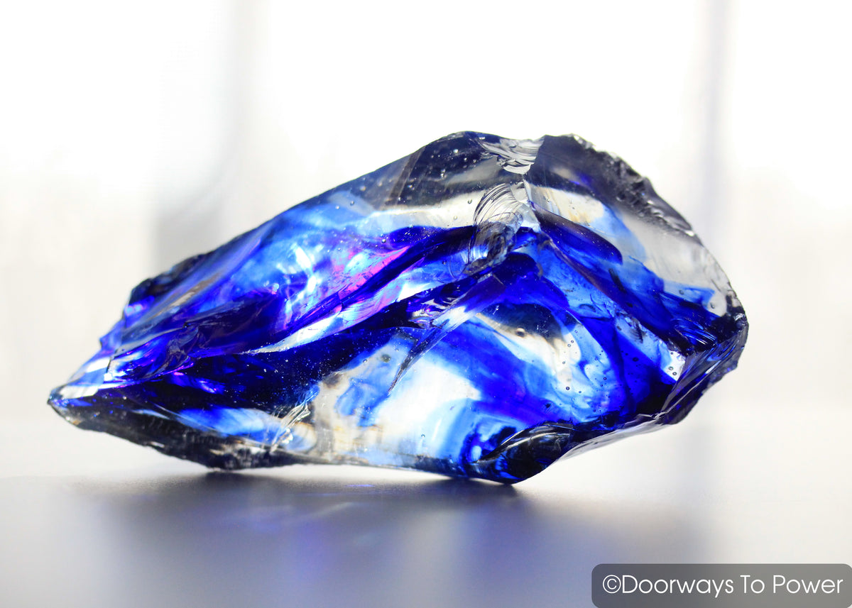 Tanzanite Fire & Elestial Starlight Monatomic Andara Crystal 'ARCTURIAN STAR-SHIP