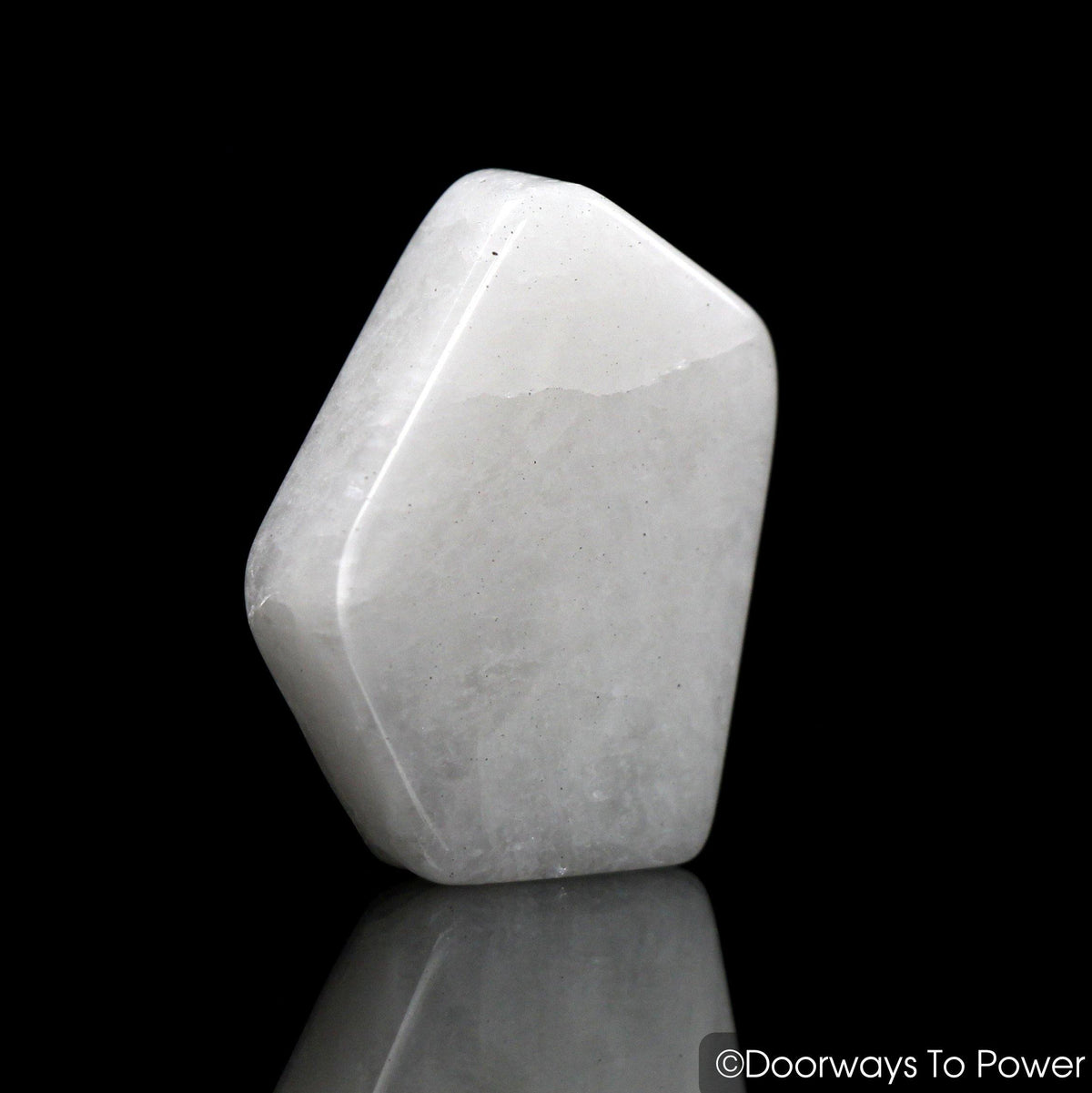 White Azeztulite Crystal Tumbled & Polished