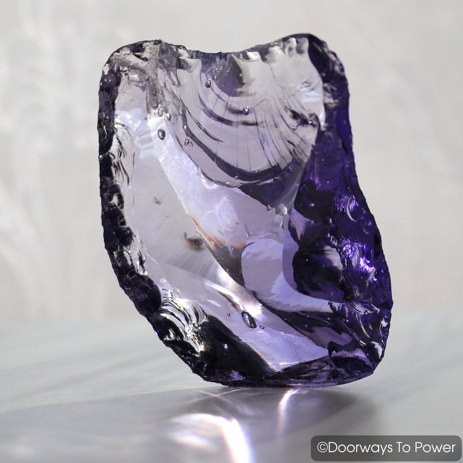Merlin's Light Purple Monatomic Andara Crystal 'Alchemist' Between Worlds