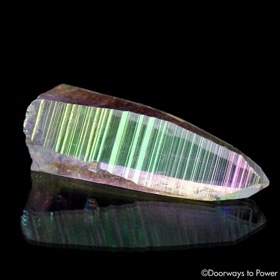 Angel Aura Colombian Lemurian Quartz Record Keeper Crystal 'Cherubim'