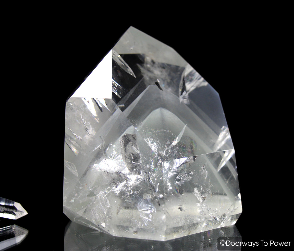 John of God Crystal Phantom Quartz Point