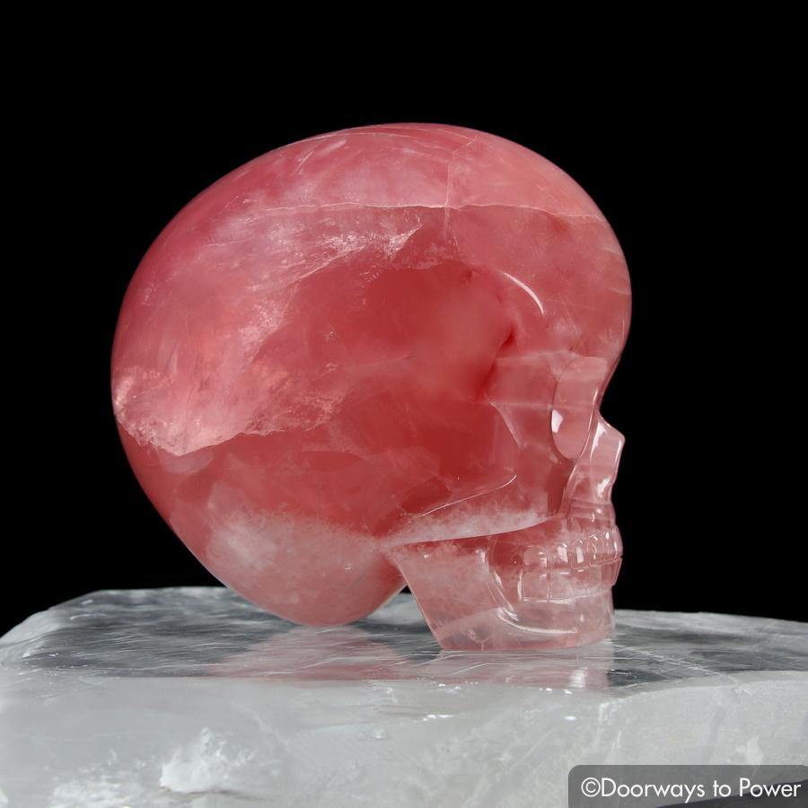 Rose Quartz Magical Child Master Crystal Skull 'Crystalline Hu Man'