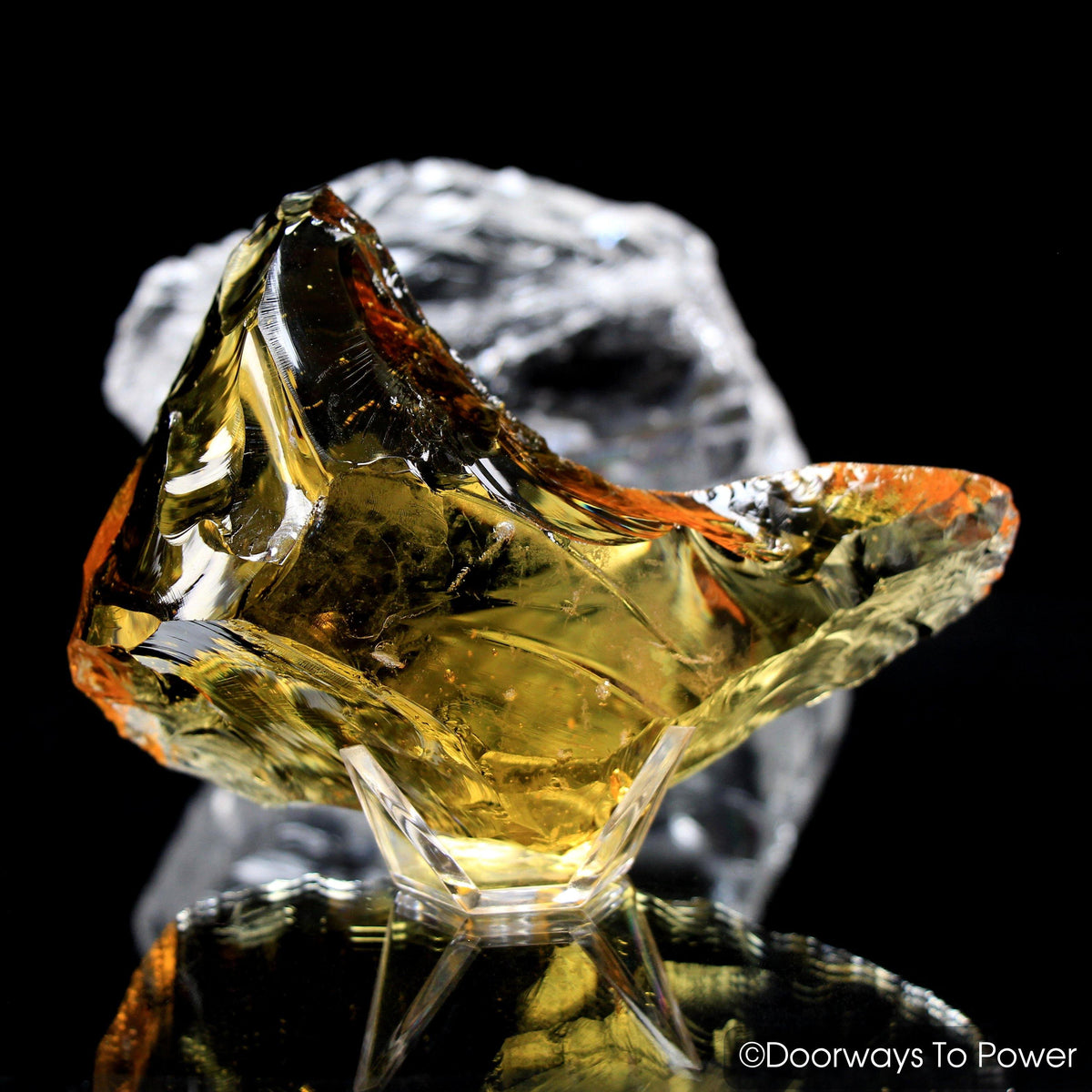 Lemurian Amber Monatomic Andara Crystal Authentic Lady Nellie