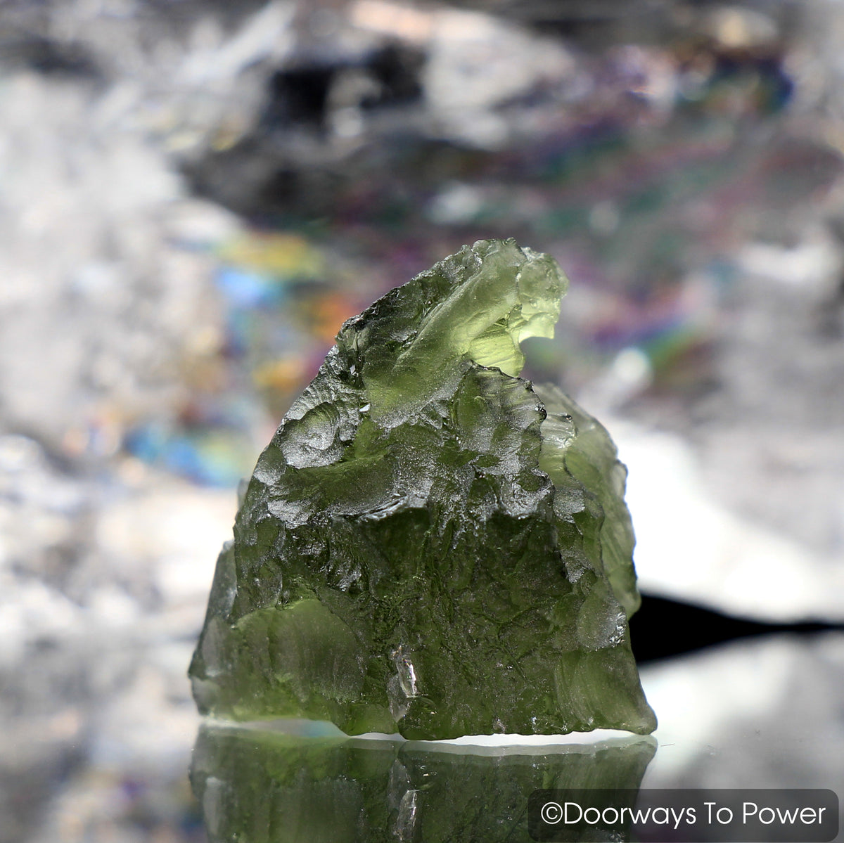 Moldavite Czech Republic Tektite & Synergy 12 Stone