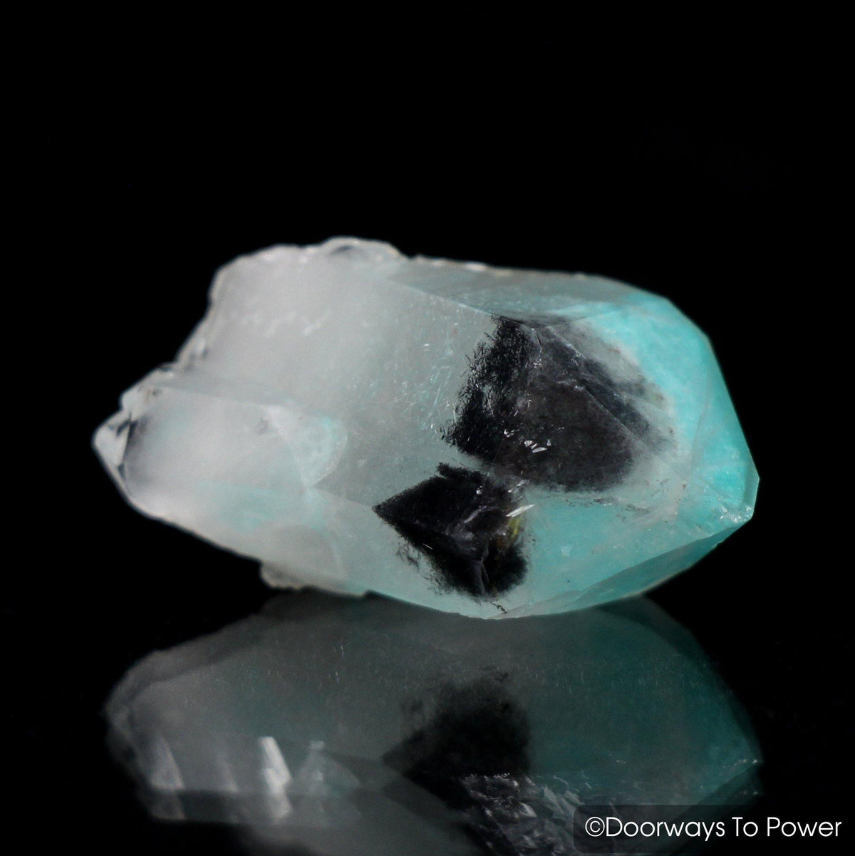 Ajoite Phantom Quartz Crystal 