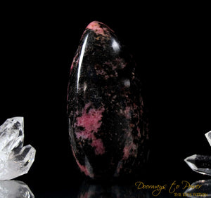 Rose Red Rhodonite Crystal 'The Energy of Love'