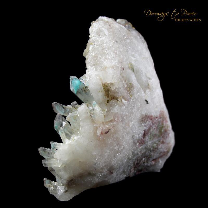 Ajoite Fine Quartz Crystal Specimen 