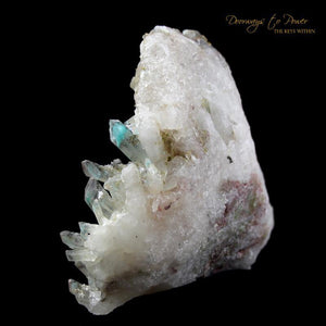 Ajoite Fine Quartz Crystal Specimen 