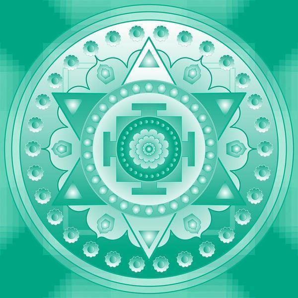  Aqua Serenity Andara Crystal 'Atlantean Hologram' 