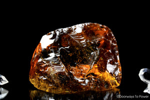 Lemurian Amber Monatomic Andara Crystal 