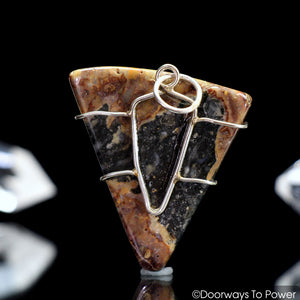 Revelation Stone Crystal Pendant  'Prophetic Vision' 925 SS