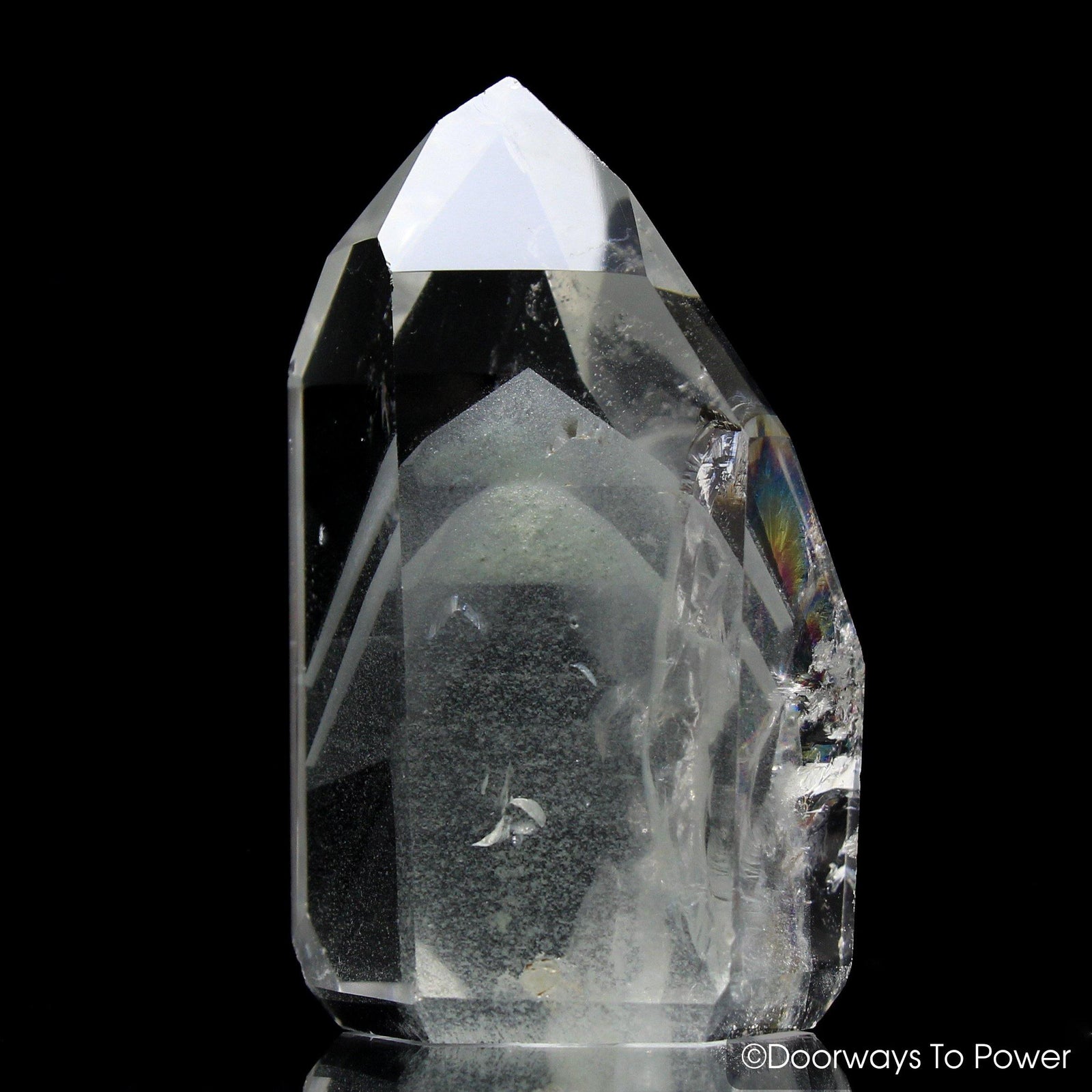 John of God Blessed Crystal Phantom Rainbow Quartz