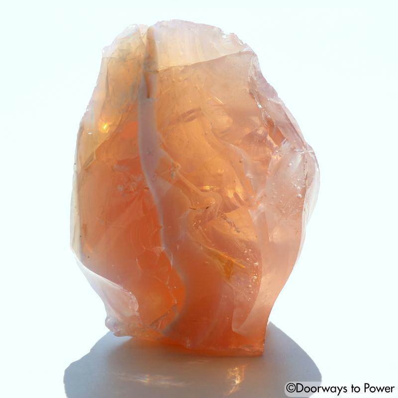 XL HGW Pink Lady Nellie Andara Crystal 'Heart of God Within'