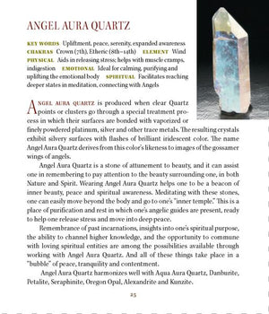 Angel Aura Lemurian Phantom Quartz Crystal Point (Polished)