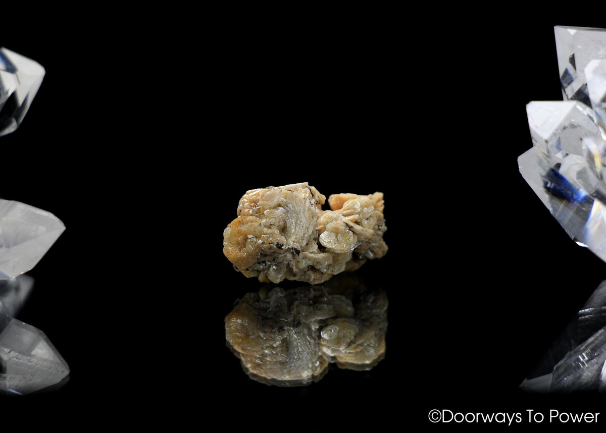 Golden Herderite Crystal Cluster