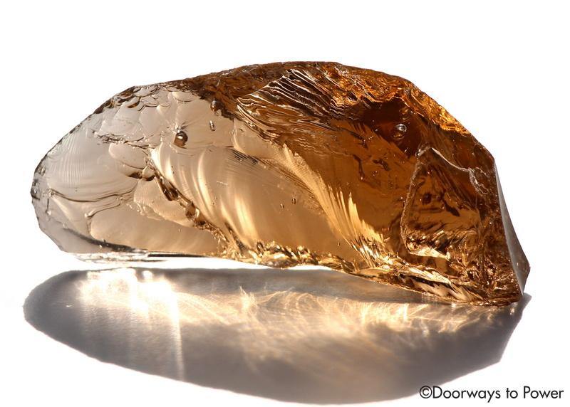 Lemurian Etherium Gold Andara Crystal