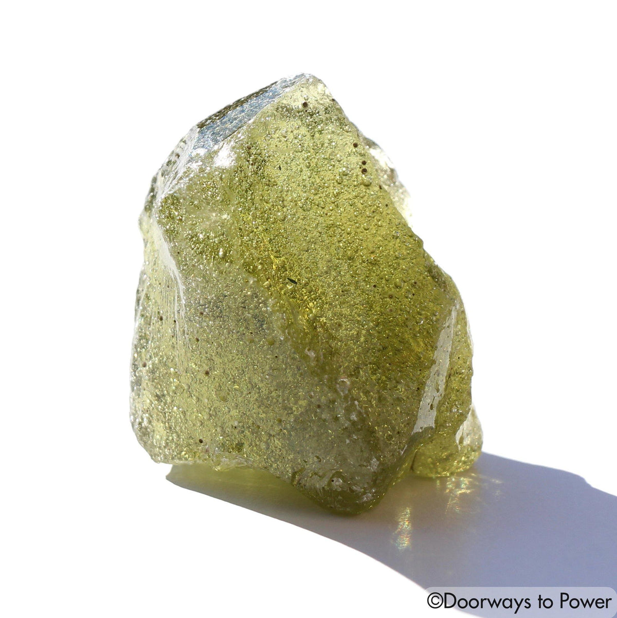 Tibetan Green Sea Foam Elder Andara Crystal 'Mahatmas Wisdom'