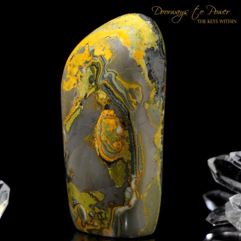 Bumble Bee Jasper Crystal