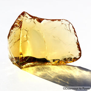 Lemurian Amber Andara Crystal 'Light Transmuted into Life'