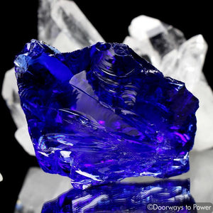 Tanzanite Fire Elestial Sapphire Monatomic Andara Crystal 'Lu·Mi·Nar·Y'