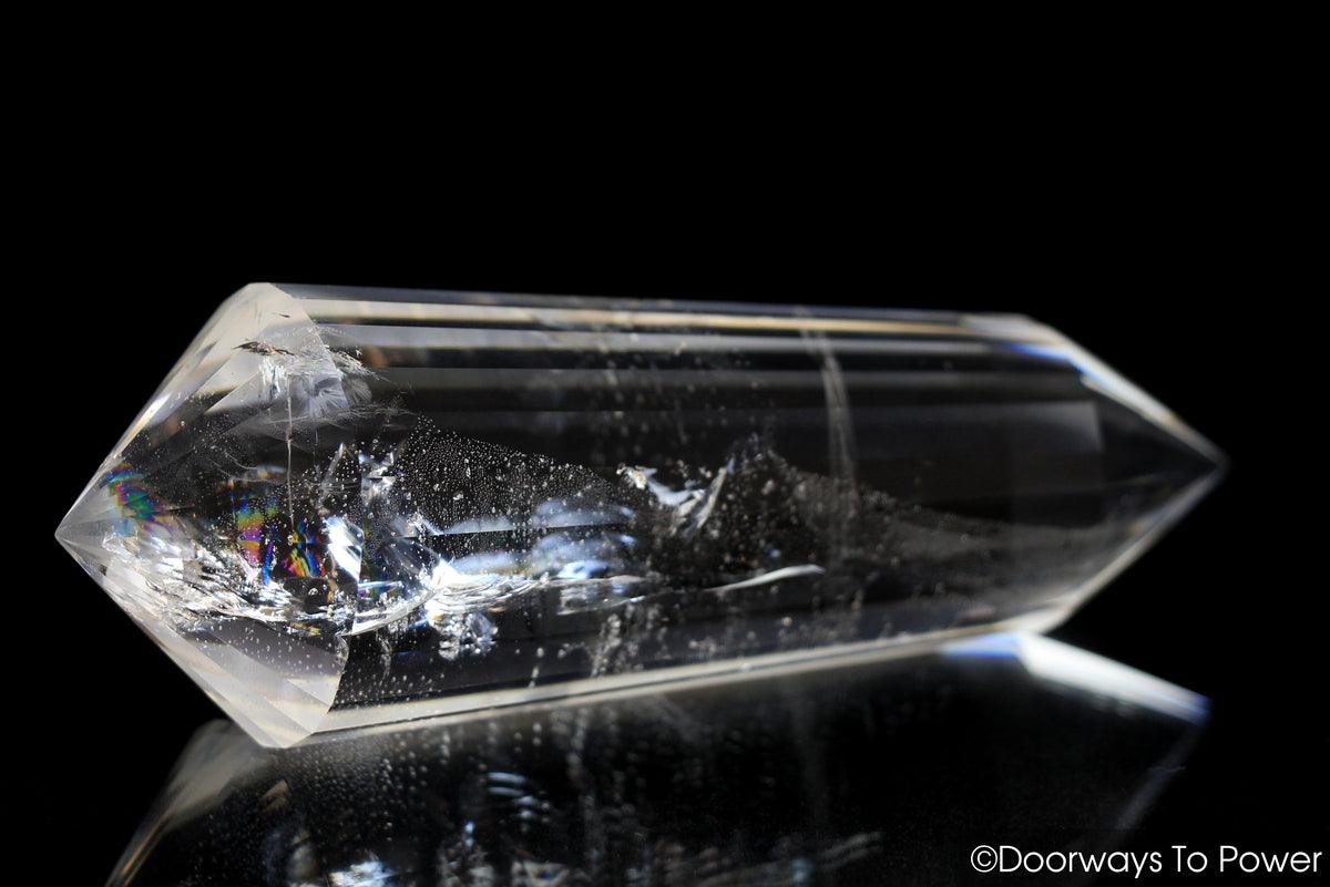 24 Sided Vogel Crystal Quartz Wand