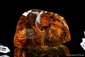 Lemurian Amber Monatomic Andara Crystal 
