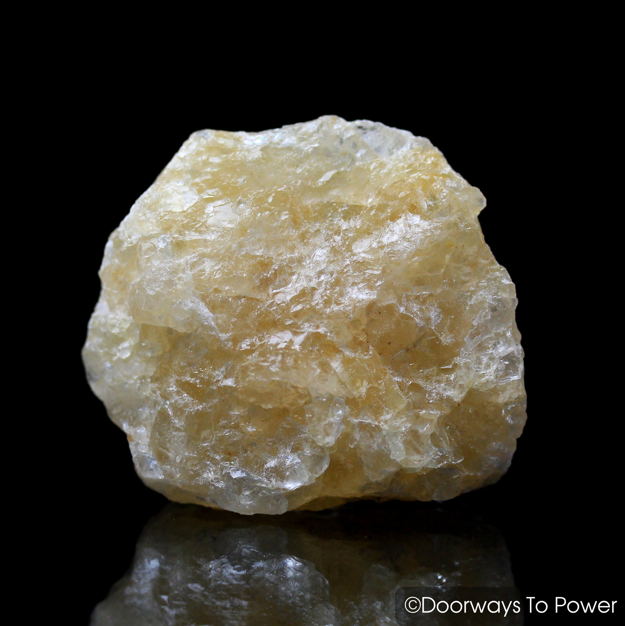 Himalaya Gold Azeztulite Quartz Crystal 'Abundance' Azozeo Activated