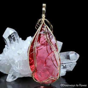 VENUSIAN PINK Andara Crystal Pendant