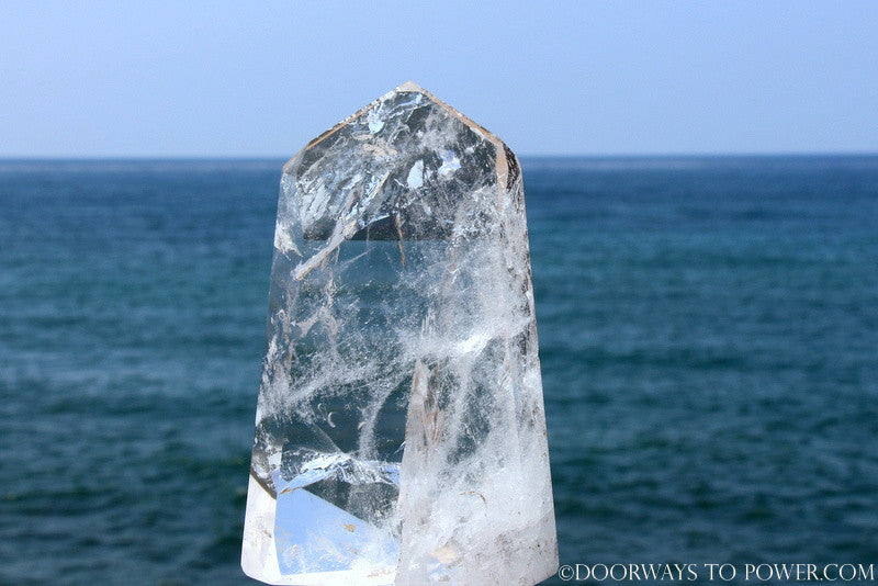 7" John of God Quartz Casa Crystal Altar Stone 3 lbs