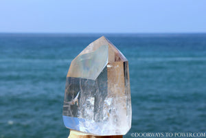 5" Powerful John of God Quartz Casa Crystal Point Altar Stone 3 lbs