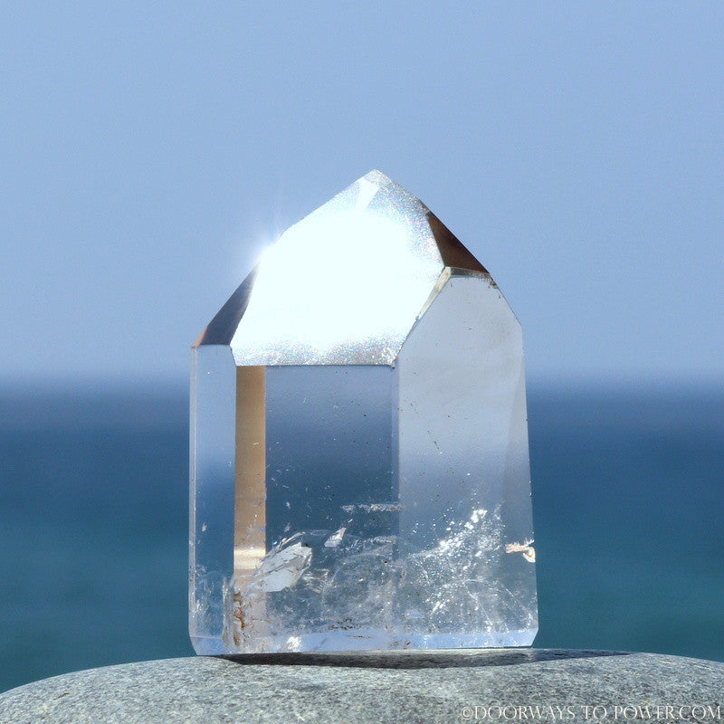 John of God Casa Crystal Point with Rainbows