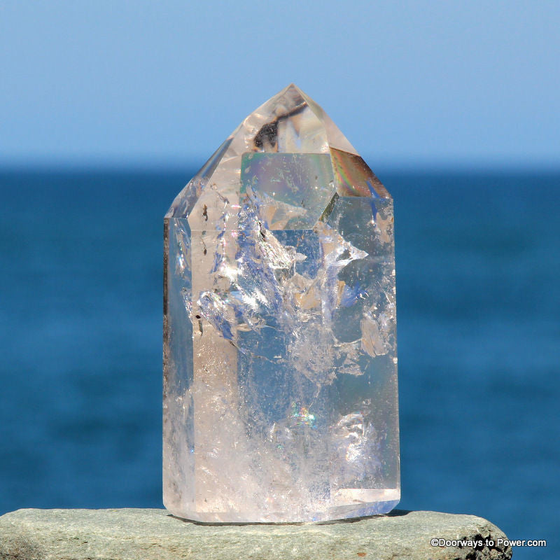 4.3" John of God Quartz Channeling Time Link Casa Energy Crystal