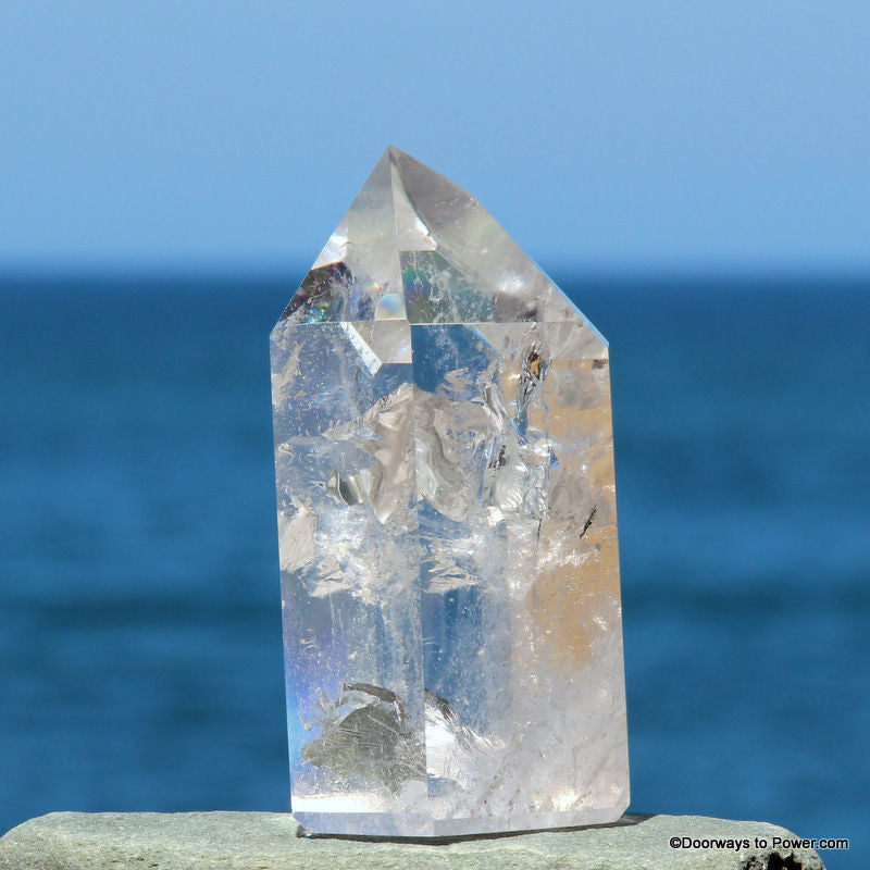 4.3" John of God Quartz Channeling Time Link Casa Energy Crystal
