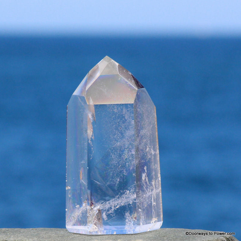 3.4" John of God Casa Quartz Temple Heart Dow Crystal Point