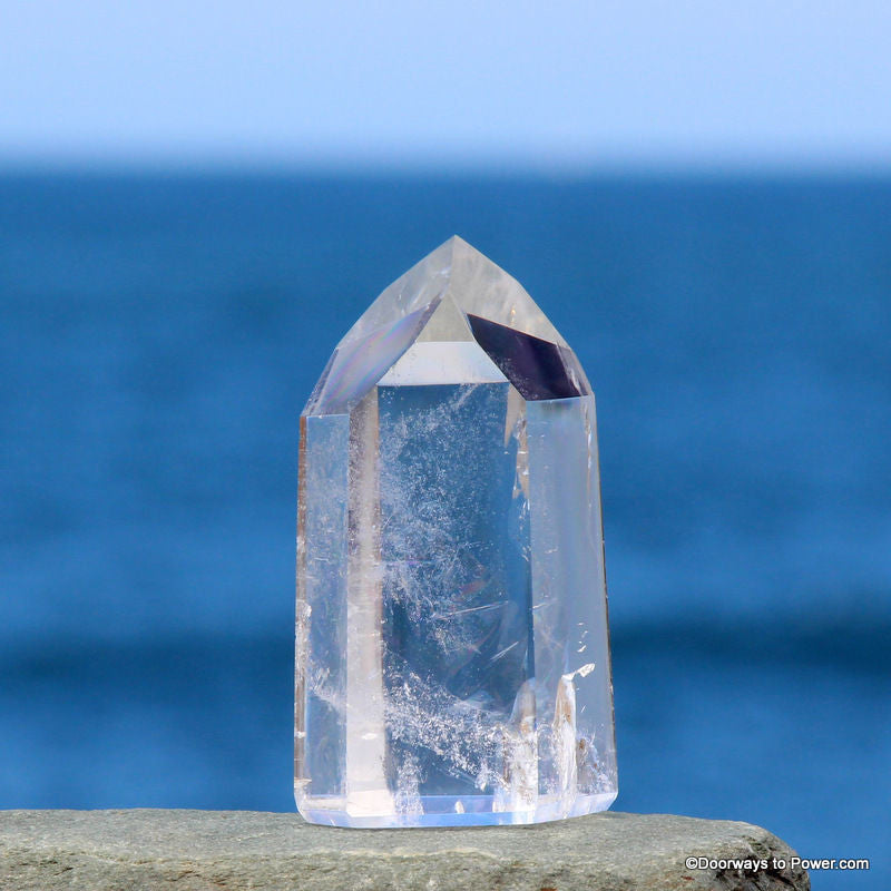 3.4" John of God Casa Quartz Temple Heart Dow Crystal Point