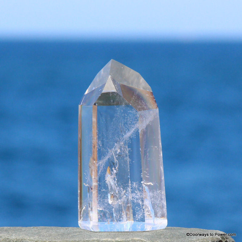 3.4" John of God Casa Quartz Temple Heart Dow Crystal Point