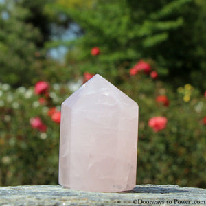John of God Rose Quartz Heart Chakra Energy Crystal Point