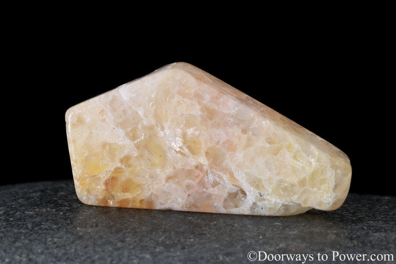 Himalaya Gold Azeztulite Gemstone Polished Azozeo Super Activated