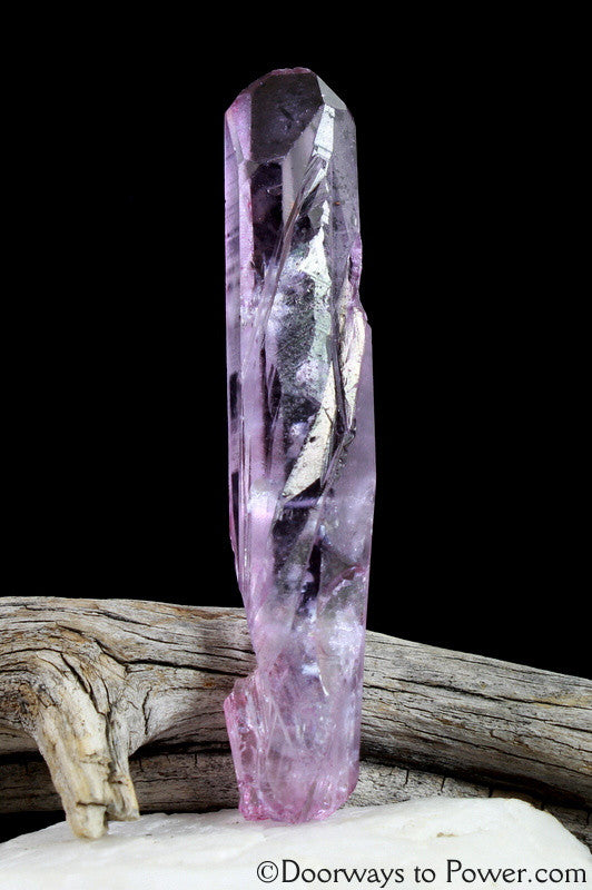 3" Rose Aura Lemurian Seed Pleiadian Starbrary Portal Time Link Crystal