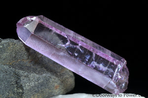 Rose Aura Lemurian Seed Time Link Crystal